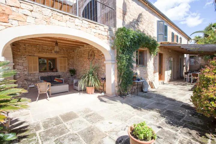 Lujosa Casa Mallorquina Restaurada Ses Salines  Eksteriør bilde